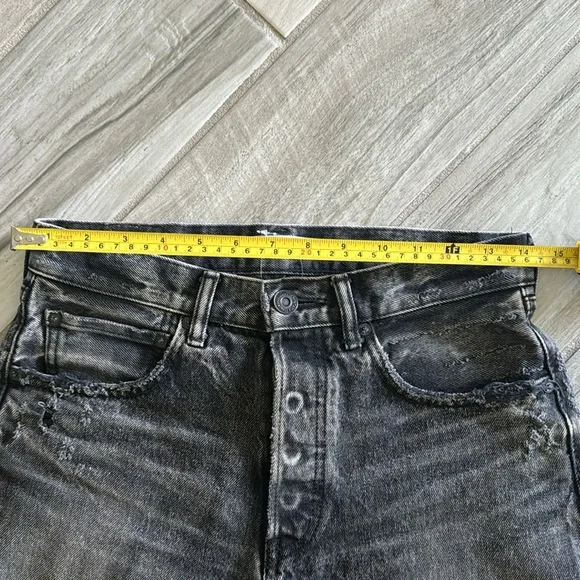 Moussy Black Denim Shorts - Picture 6 of 11